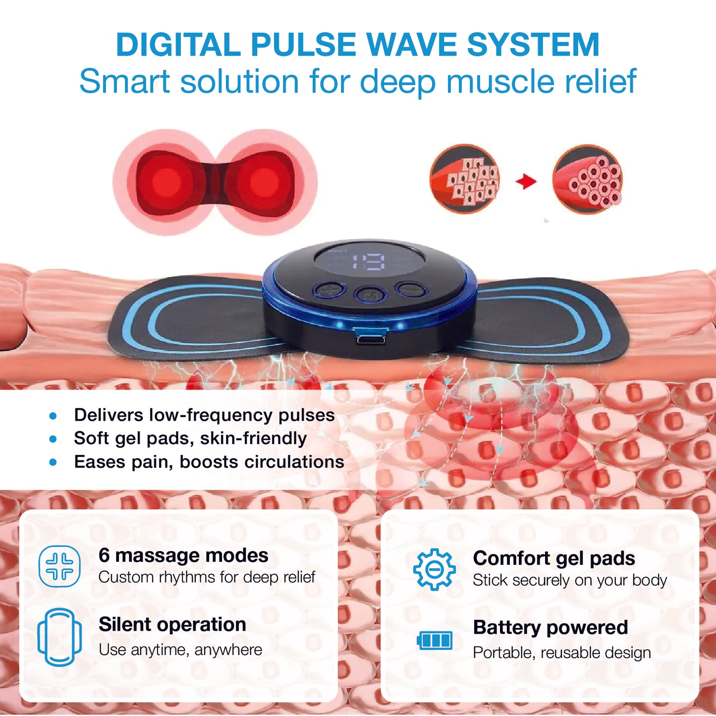 RysHeal™ Ease Mini – Portable Relaxation Pad