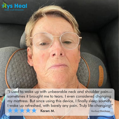 RYS™ Neck Massager – Gentle Relaxation Anytime, Anywhere