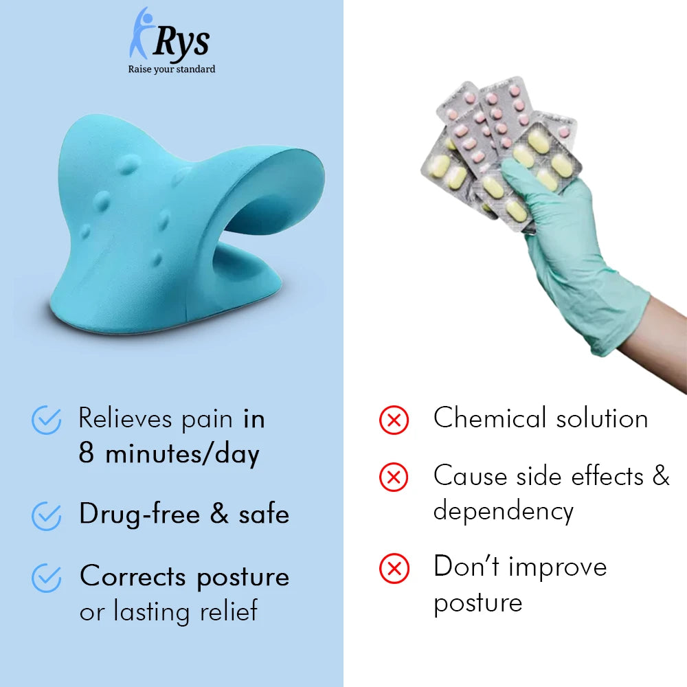 RYS™️ Pillow - Neck Pain Relief for Back Sleepers