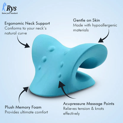 RYS™️ Pillow - Neck Pain Relief for Back Sleepers