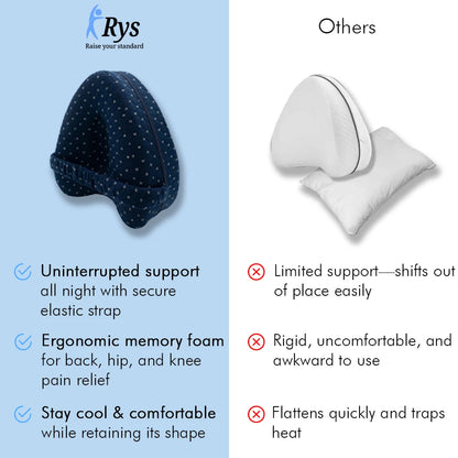 RYS™ Alignment Pillow – Hip and Sciatica Pain Relief